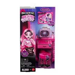 Mattel Monster High - Monster High Güzellik Sırları Venus McFlytrap Bebek ve 13 Gerçekçi Aksesuar JKN50