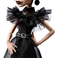 Monster High Wednesday Balo Elbiseli Bebek HXJ03 - Thumbnail