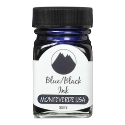 Monteverde Bottle Ink 30 ml Blue/Black - Thumbnail