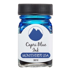 Monteverde Bottle Ink 30 ml Capri Blue - Thumbnail