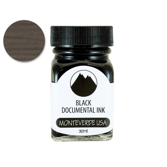 Monteverde Bottle Ink 30 ml Documental Permanent Black