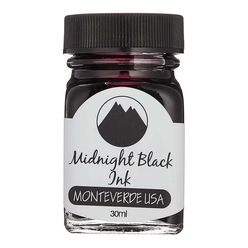 Monteverde Bottle Ink 30 ml Midnight Black - Thumbnail