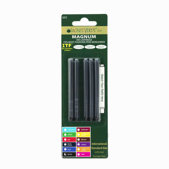 Monteverde Kartuş Serisi Magnum Kartuş Black 5’li