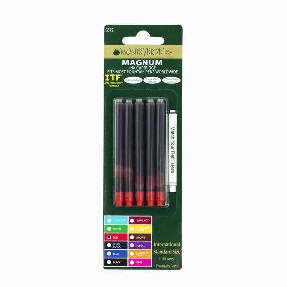 Monteverde Kartuş Serisi Magnum Kartuş Red 5’li