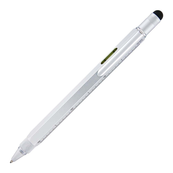 Monteverde Tool Pen Serisi MV35211 Tükenmez Kalem Multifunction Gümüş Tükenmez Kalem