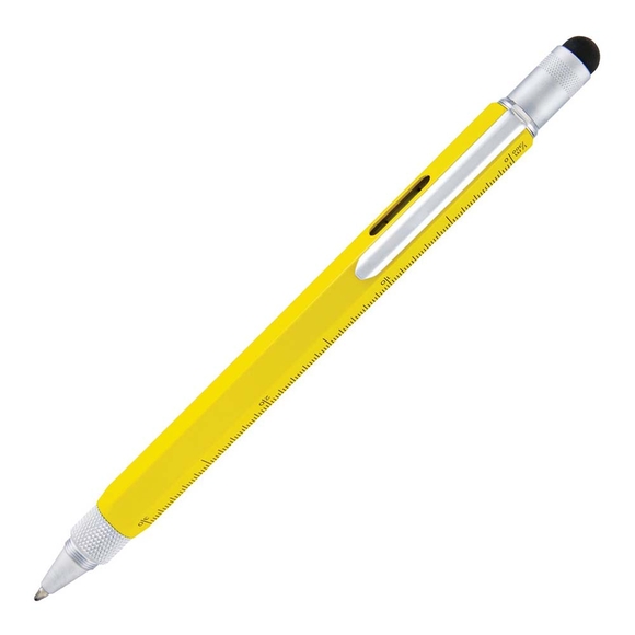 Monteverde Tool Pen Serisi MV35212 Tükenmez Kalem Multifunction Sarı Tükenmez Kalem
