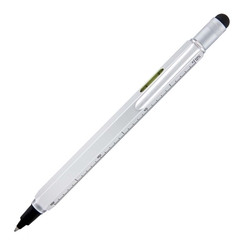 Monteverde Tool Pen Serisi MV35221 RB Multifunction Gümüş Roller Kalem - Thumbnail