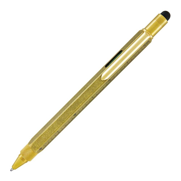 Monteverde Tool Pen Serisi MV35480 Tükenmez Kalem Multifunction Gold Tükenmez Kalem