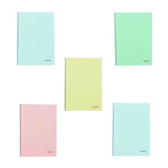 Mopak Pastel Spiralli PP Kapak A4 60 yp Kareli Defter