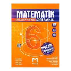 Mozaik Yayınları - Mozaik 6. Sınıf Matematik Soru Bankası