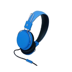 MQbix MQHT570 Mikrofonlu Kulaküstü Kulaklık Mavi-Siyah JY-H260. - Thumbnail