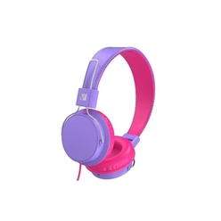 MQbix MQHT570 Mikrofonlu Kulaküstü Kulaklık Mor-Pembe JY-H260 - Thumbnail
