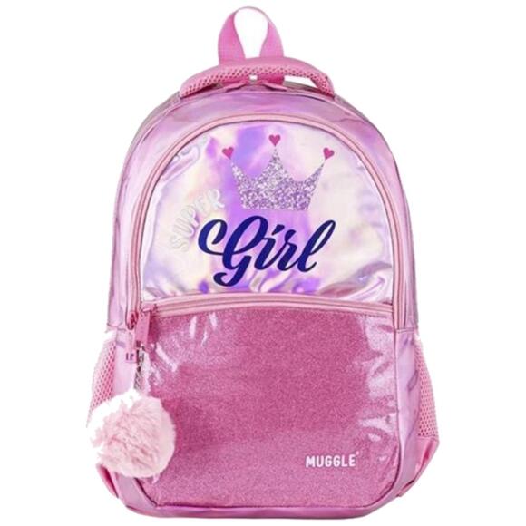 Muggle Süper Girl Koleksiyonu İlkokul Çantası MU-9039 