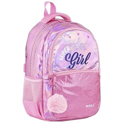 Muggle Süper Girl Koleksiyonu İlkokul Çantası MU-9039 - Thumbnail