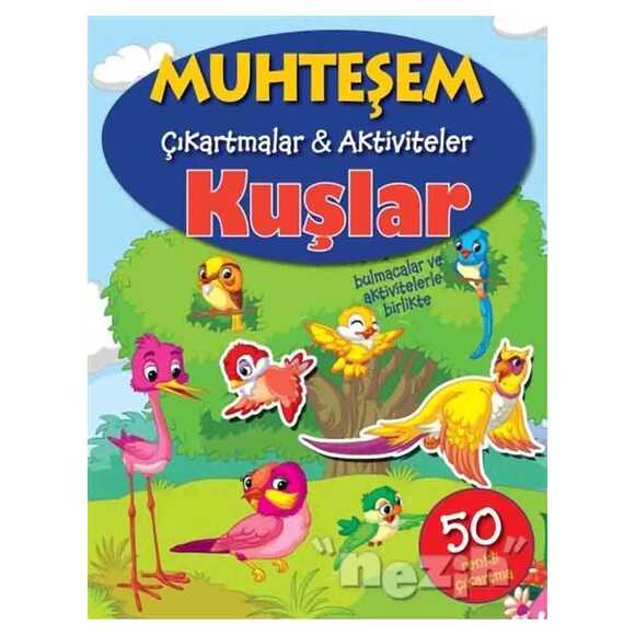 Muhteşem Çıkartmalar - Aktiviteler Kuşlar