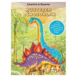 Muhteşem Dinozorlar : Çıkartma ve Boyama - Thumbnail