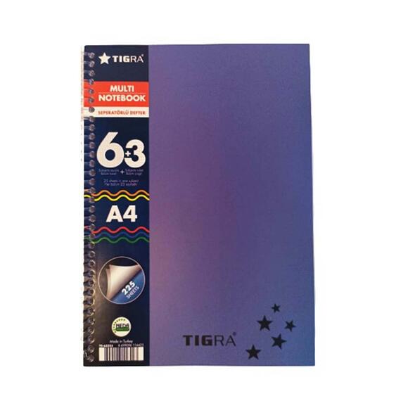 Multi Notebook 6+3 Seperatörlü Defter 225 Yp