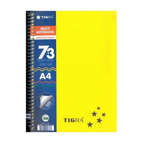 Multi Notebook 7+3 Seperatörlü Defter 250 Yp