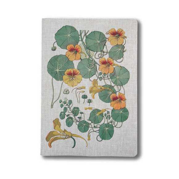 Muus Sewing Plante Nasturtium 16x23 64 sayfa Çizgili Defter