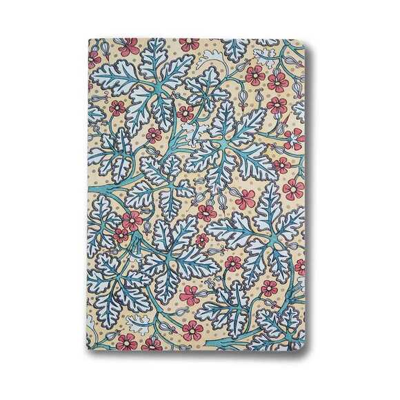 Muus Sewing White Geranium 16x23 64 sayfa Çizgili Defter