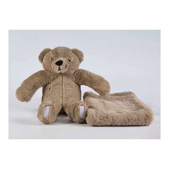 My Friend Peluş Oyuncak Büyük Kül Rengi Battaniyeli Ayı