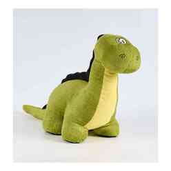 My Friend Peluş Oyuncak Kadife Yeşil Sarı Dinazor - Thumbnail