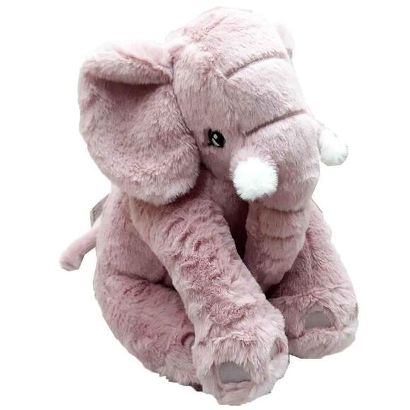 My Friend Toys Beyaz Dişli Pembe Küçük Fil Peluş