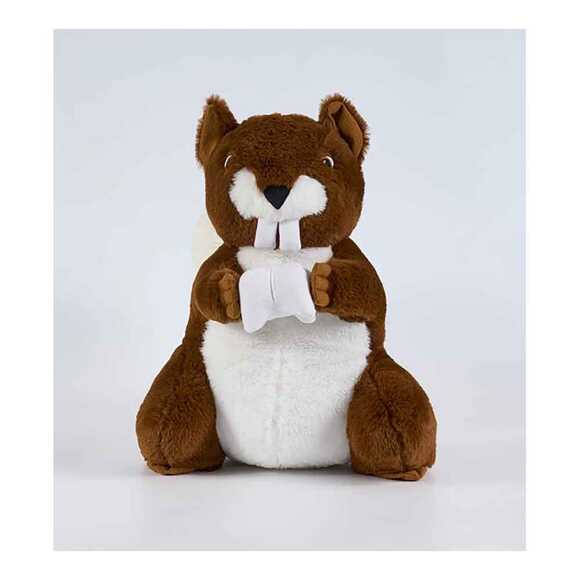 My Friend Toys Peluş Oyuncak Büyük Sincap Beyaz Kuyruk 