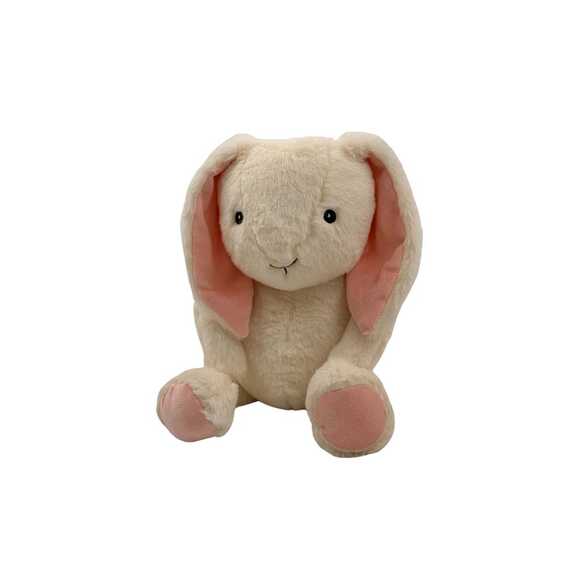 My Friend Toys Peluş Oyuncak Göbekli Tavşan Beyaz 