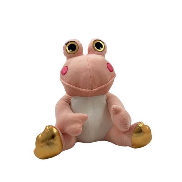 My Friend Toys Peluş Oyuncak Kurbağa Pembe 