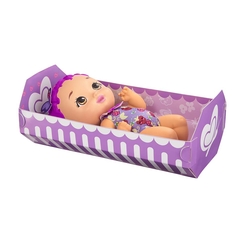 My Garden Baby Kelebek Bebeğimin Yemek Zamanı Mor Saçlı Bebek GYP00 - Thumbnail