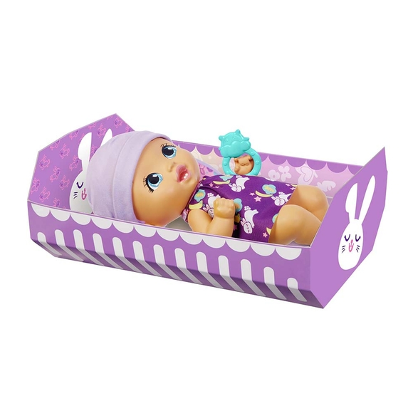 My Garden Baby Tavşan Bebeğimin Bakım Zamanı -  Mor Bereli Bebek HGC12