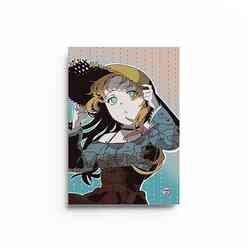 My Mia Art Manga Apple Çizgili Defter Mini - Thumbnail