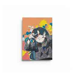 My Mia Art Manga Look Çizgili Defter - Thumbnail