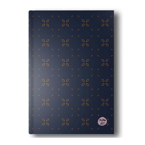 My Mia Art Mavi Kelebek 17X24 Cm Sert Kapak 192 Sayfa Çizgili Defter