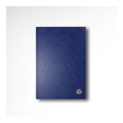 My Mia Art - My Mia Art Mavi Plato 17X24 Cm Sert Kapak 192 Sayfa Çizgili Defter