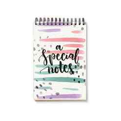 My Mia Art Motto Serisi Special Notes 12x17 Cm Spiralli Sert Kapak 192 Sayfa Çizgisiz - Thumbnail