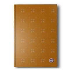 My Mia Art - My Mia Art Sarı Kelebek 17X24 Cm Sert Kapak 192 Sayfa Çizgili Defter