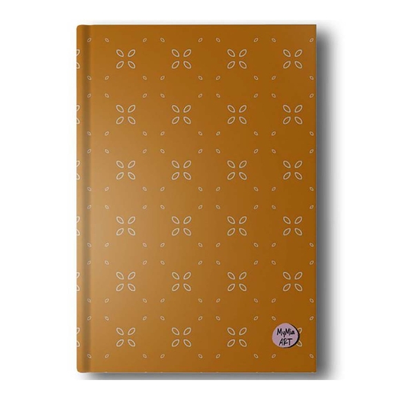 My Mia Art Sarı Kelebek 17X24 Cm Sert Kapak 192 Sayfa Çizgili Defter