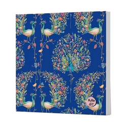 My Mia Art - My Mia Art Tavuskuşu 13X15 Cm Yumuşak Kapak 96 Sayfa Çizgisiz Defter