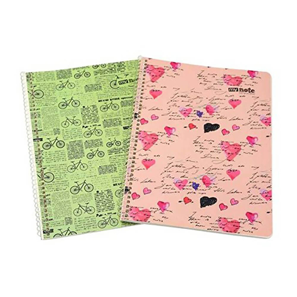 Mynote Campus Plus 60 yp Spiralli Çizgili Defter UC5020-Ç