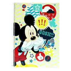 Mynote Mickey Mouse A4 Çizgili Defter 60 Yaprak MICKEY6012-Ç - Thumbnail