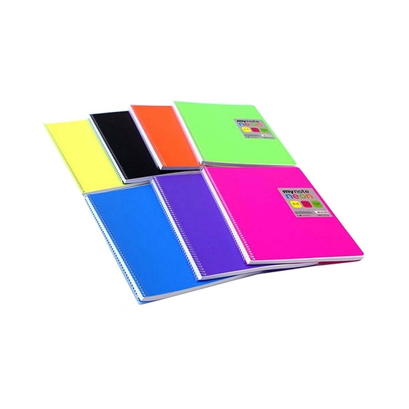 Mynote Neon Defter A4 100 Yp. Kareli Uc34100-K