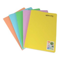 Mynote - Mynote Text Pastel A4 Dikişli Pp Kapak Defter 72 yp. Kareli Mtxpa-A472-K