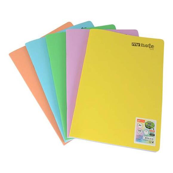 Mynote Text Pastel A4 Dikişli Pp Kapak Defter 72 yp. Kareli Mtxpa-A472-K