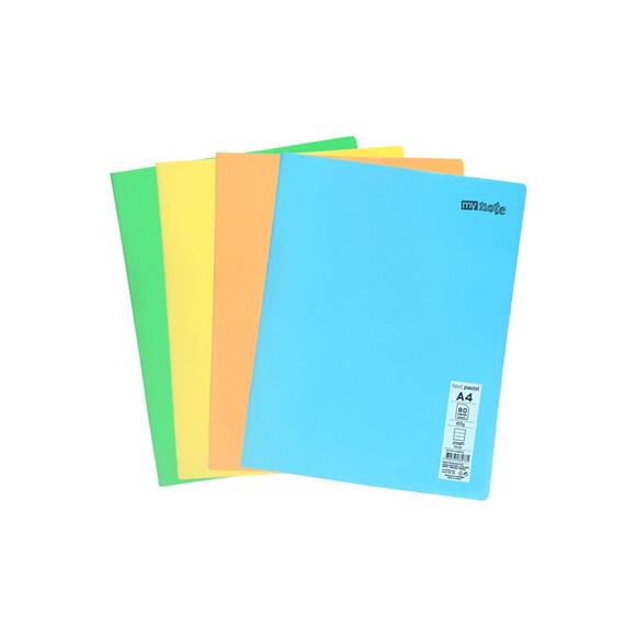 Mynote Text Pastel A4 Dikişli PP Kapak Defter 80yp. Çizgili MTXPA-A480-Ç 