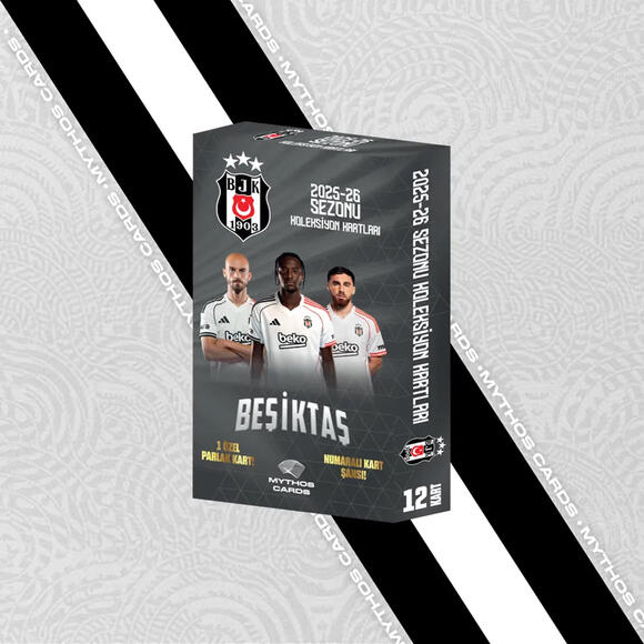 Mythos Beşiktaş 2025-2026 Sezonu Koleksiyon Kartları Karton Kutu