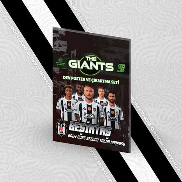 Mythos Beşiktaş The Giants 2024/25 Sezonu Dev Poster ve Çıkartma Seti