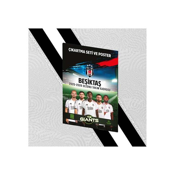 Mythos Beşiktaş The Giants 2025/26 Sezonu Dev Poster ve Çıkartma Seti