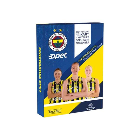Mythos Fenerbahçe Sezon Kadın Basketbol Kart Serisi - Karton Kutu 2024-2025 (14 Kart)